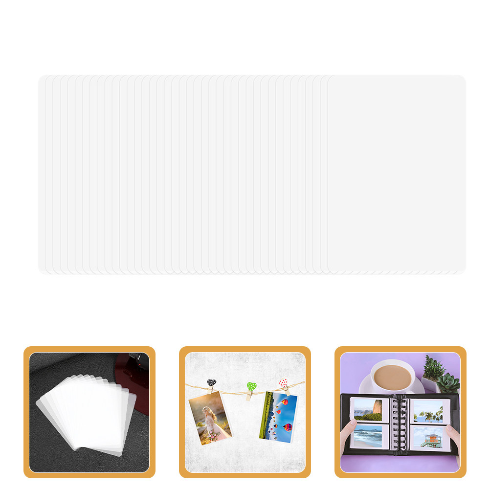 Document Laminator Pouch - 100Pcs Laminating Film Waterproof Protective Sheets