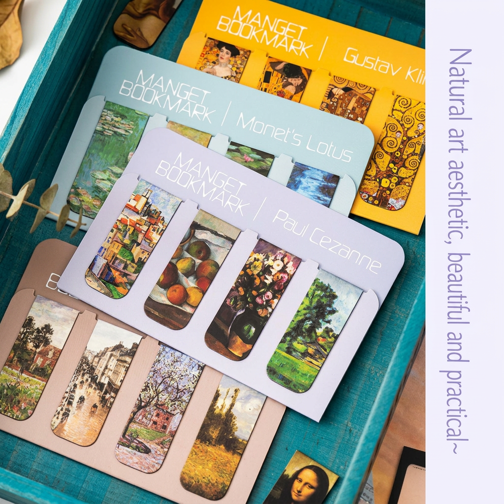 4pcs Artistic Magnetic Bookmar - Paperclip Magnetic Set review and price
