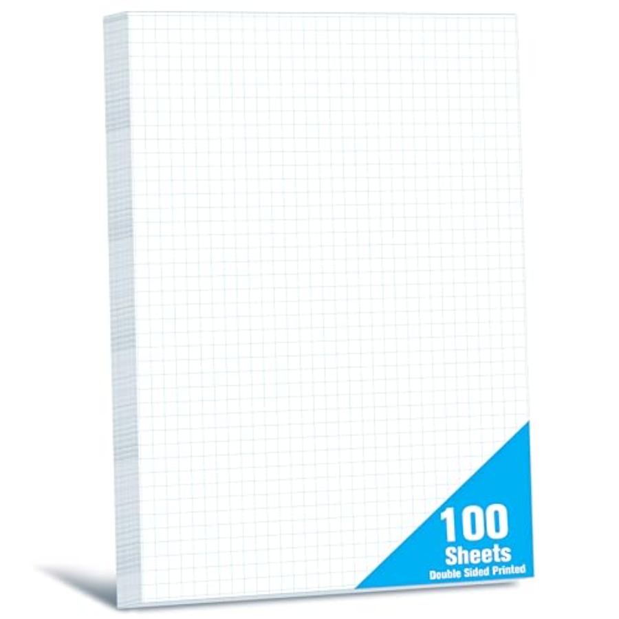 100 Sheets Graph Paper Double- - Graph Paper Pad review and price
