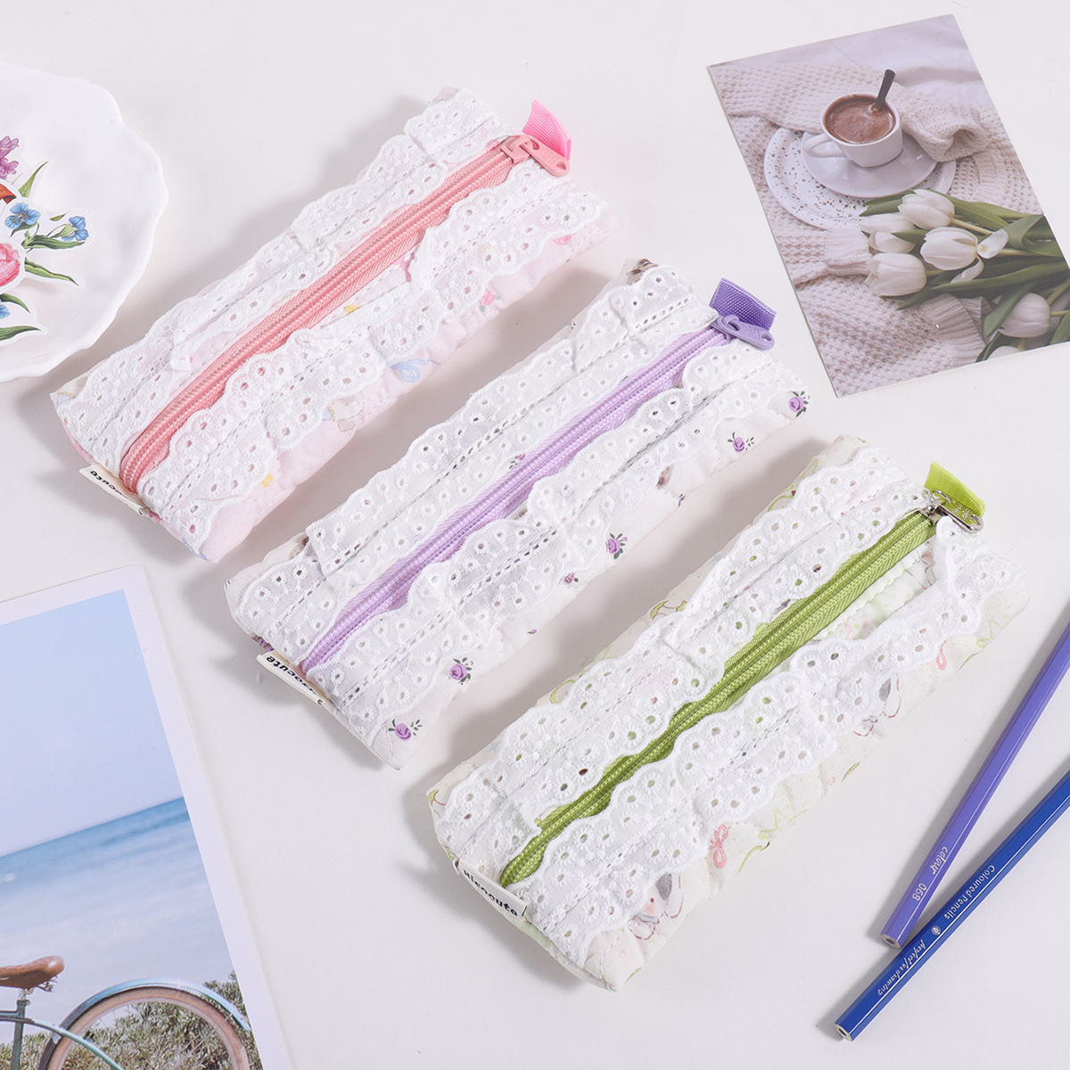 1 pc embroidered lace pencil b - Stationery Office And School Supply Stores review and price