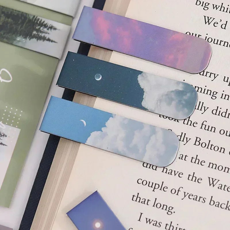 2Pcs/Set Landscape Themed Magn - Paperclip Magnetic Set review and price