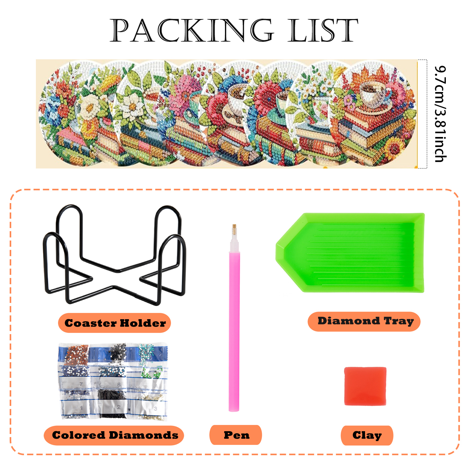 8PCS/DIY Diamond Art Painting  - Graph Paper Pad review and price