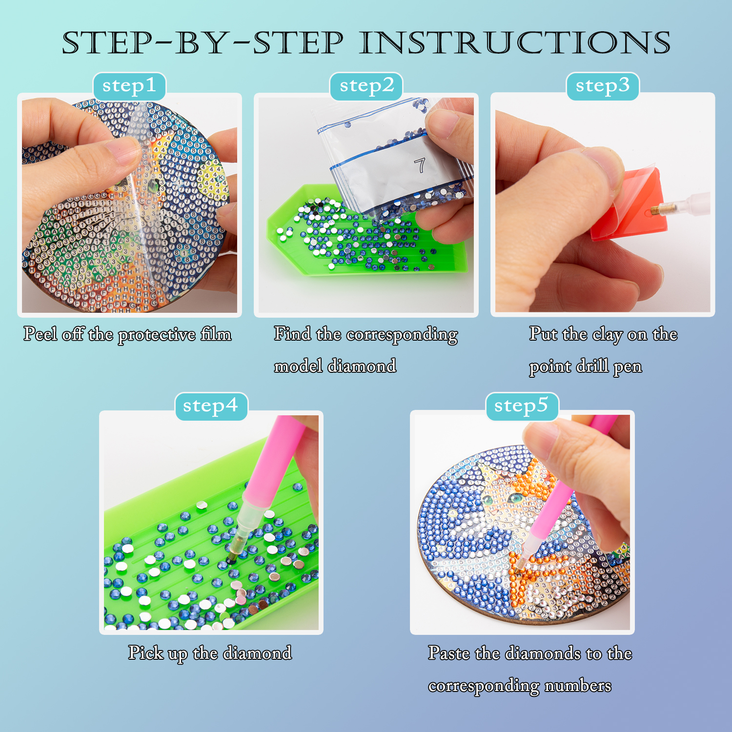 8PCS/DIY Diamond Art Painting  - Graph Paper Pad review and price