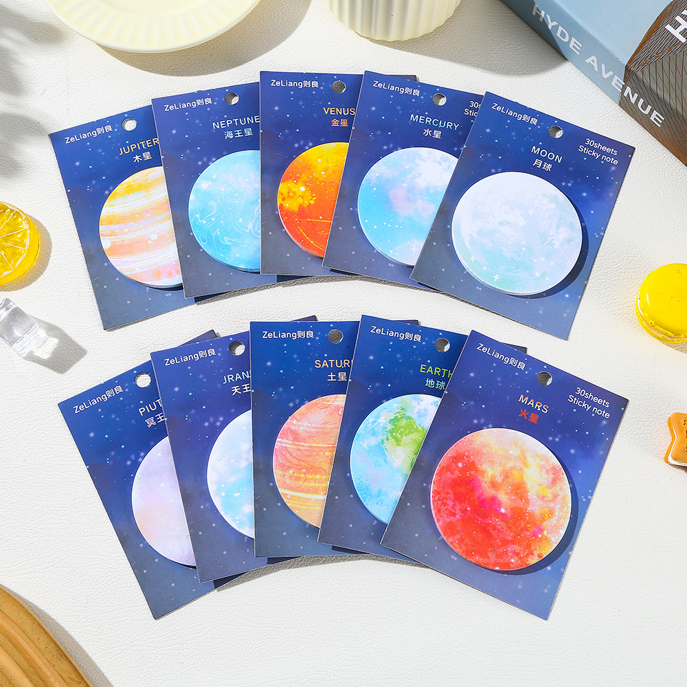 Moon Earth Sticky Notes Cute F - Sticky Note Cube review and price