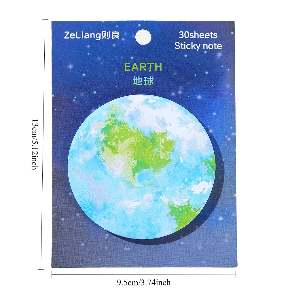 Moon Earth Sticky Notes Cute F - Sticky Note Cube review and price
