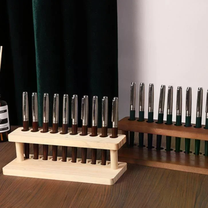 Walnut Wood Test Tube Rack Mul - Stationery Office review and price
