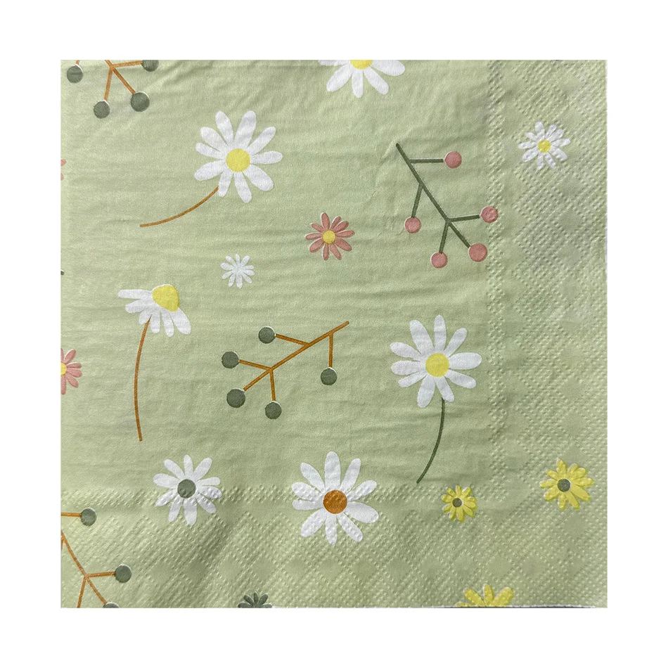 Chamomile Printed Napkin Green - Graph Paper Pad review and price