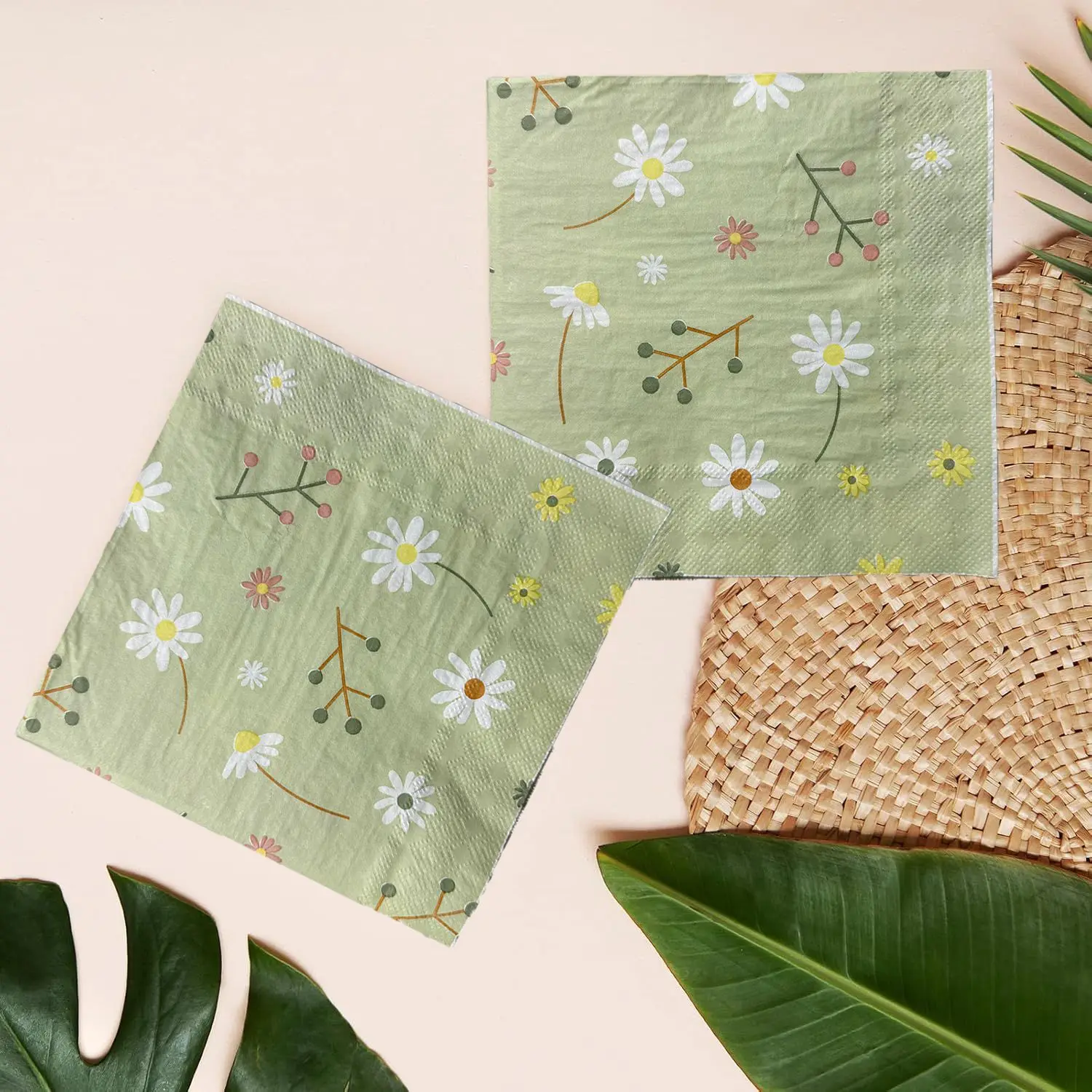 Chamomile Printed Napkin Green - Graph Paper Pad review and price
