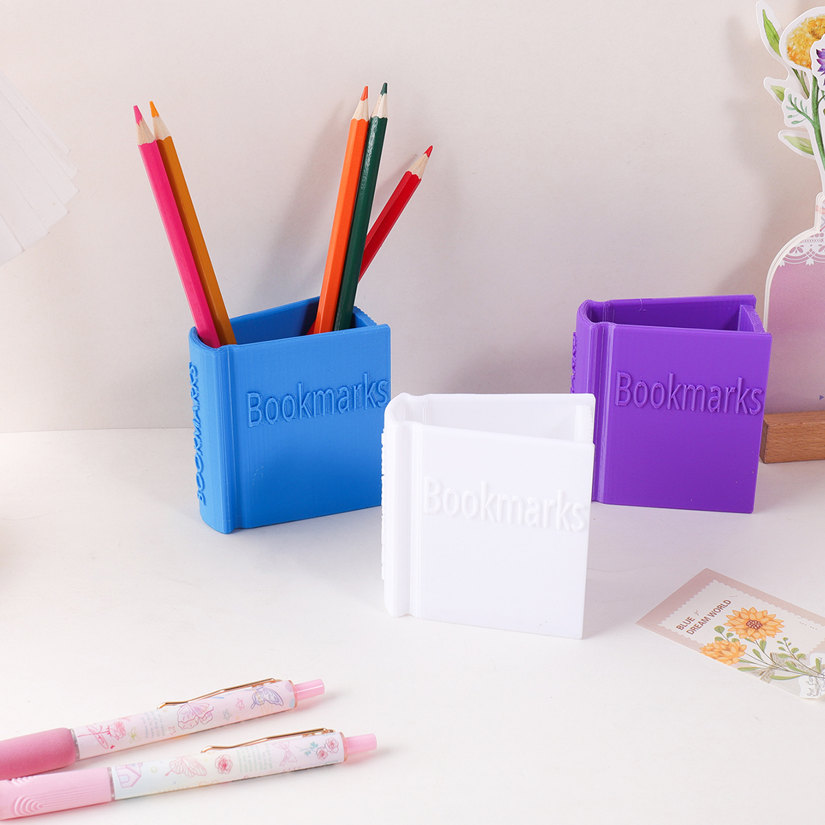 Minimalist style 3D solid colo - Stationery Office Supply Store review and price