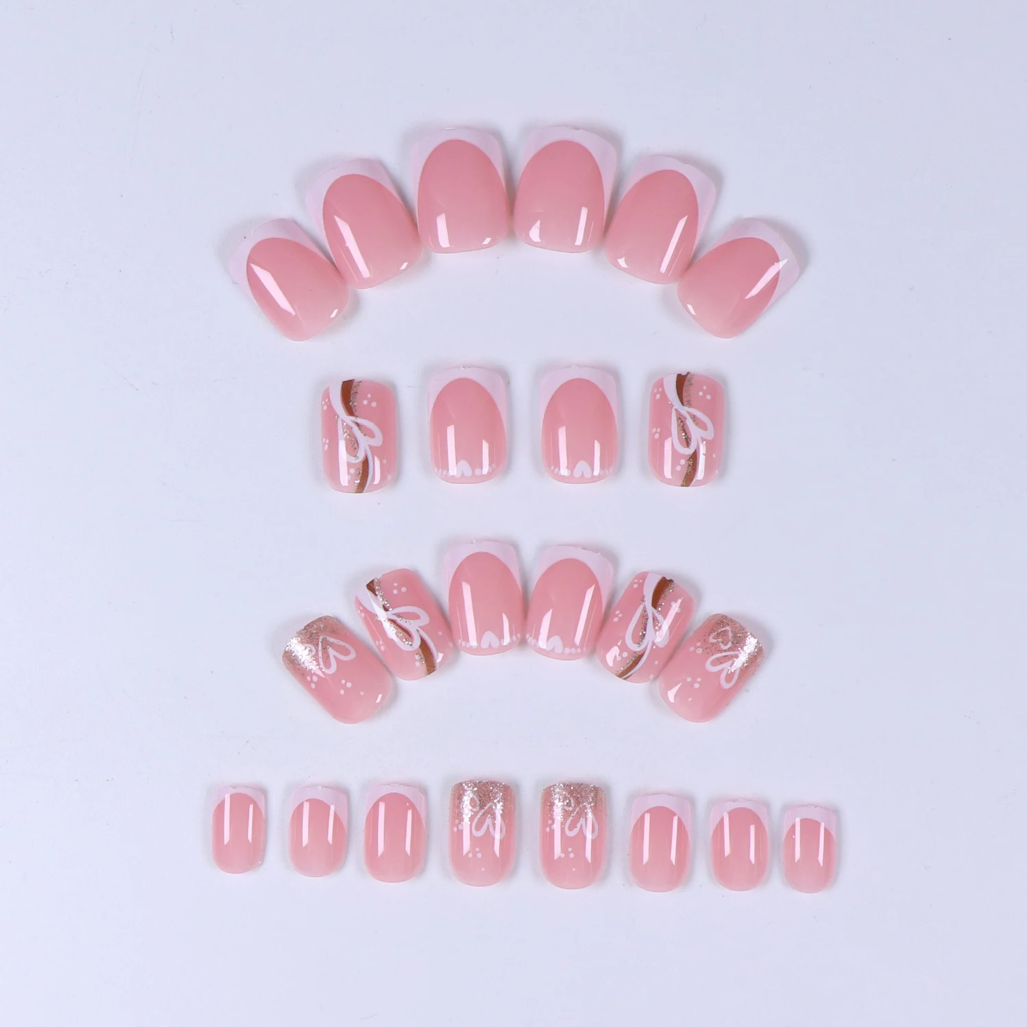 24PCS nude pink short square f - Glue Stick Pack review and price