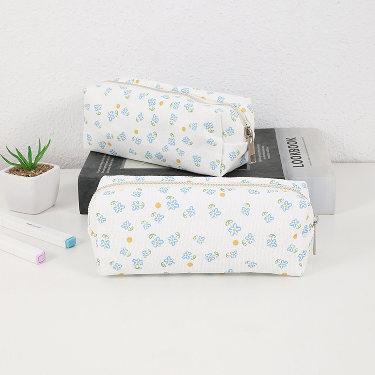 Simple floral printed pencil c - Stationery Office And School Supply Stores review and price