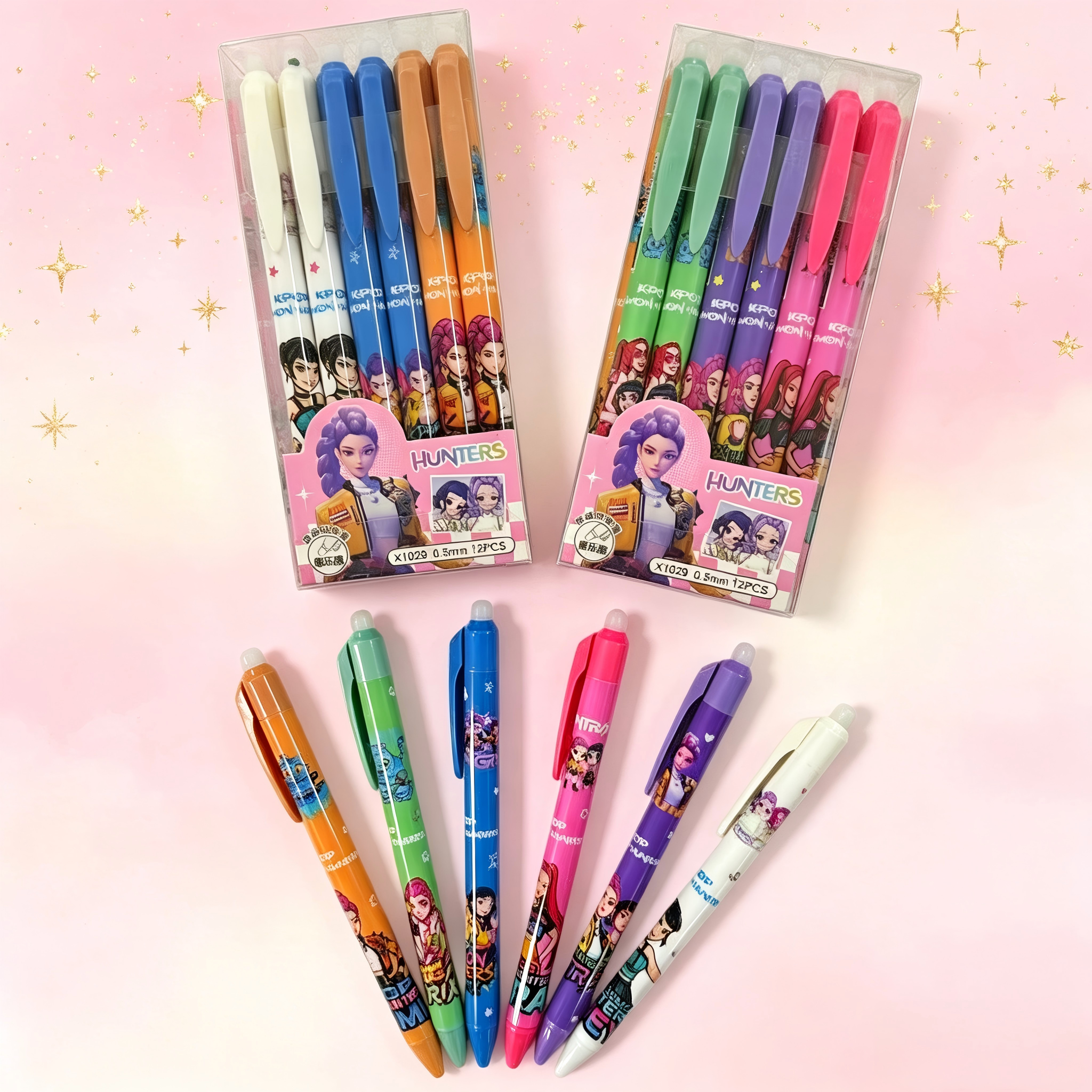 Cartoon Erasable Gel Pens Cute - Stationery Office review and price